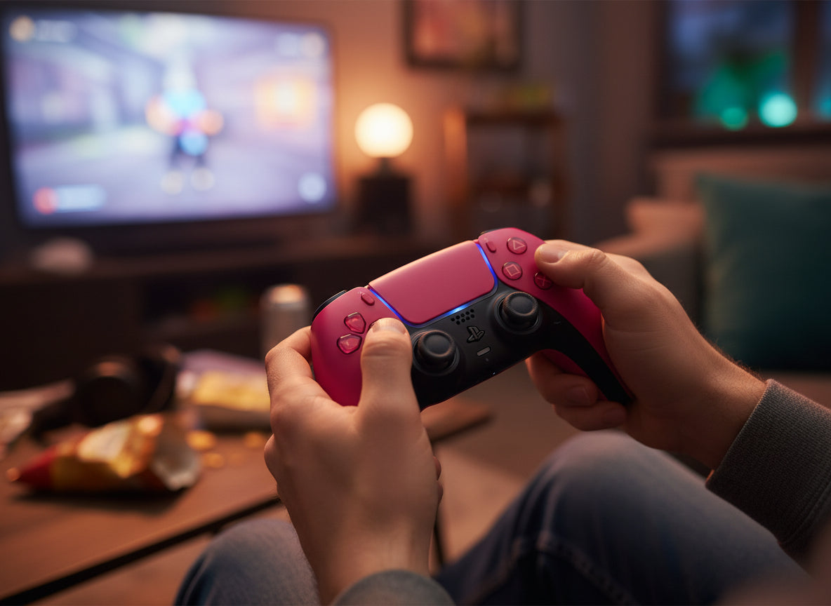 SONY 3006393 PS5 WIRELESS DUALSENSE CONTROLLER - COSMIC RED