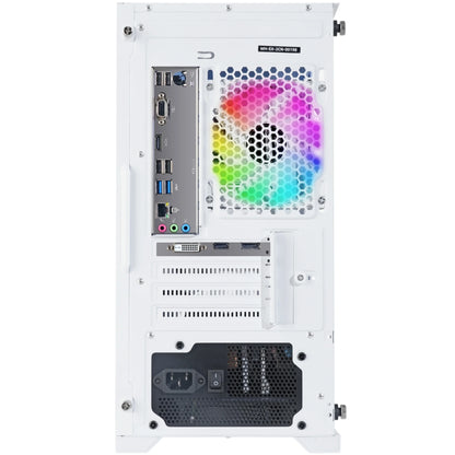 Eclipse ATX Gaming Desktop, Intel Core I7-4790, 16GB RAM, 1TB SSD + 1TB HDD, White