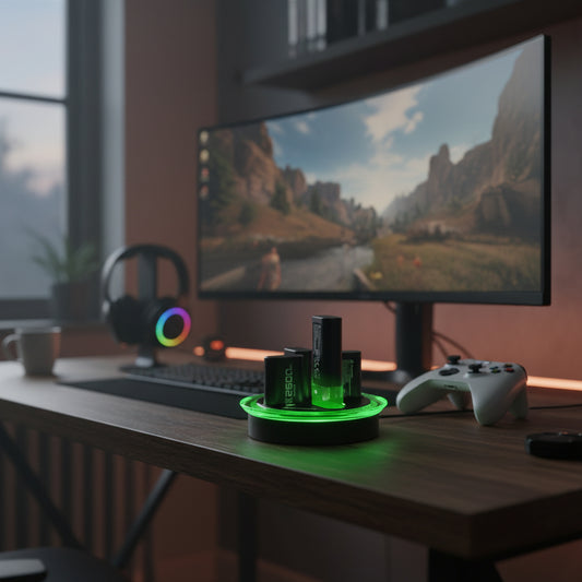 Rechargeable Battery Pack& Controller Charging Dock for Xbox One Xbox Series S/X