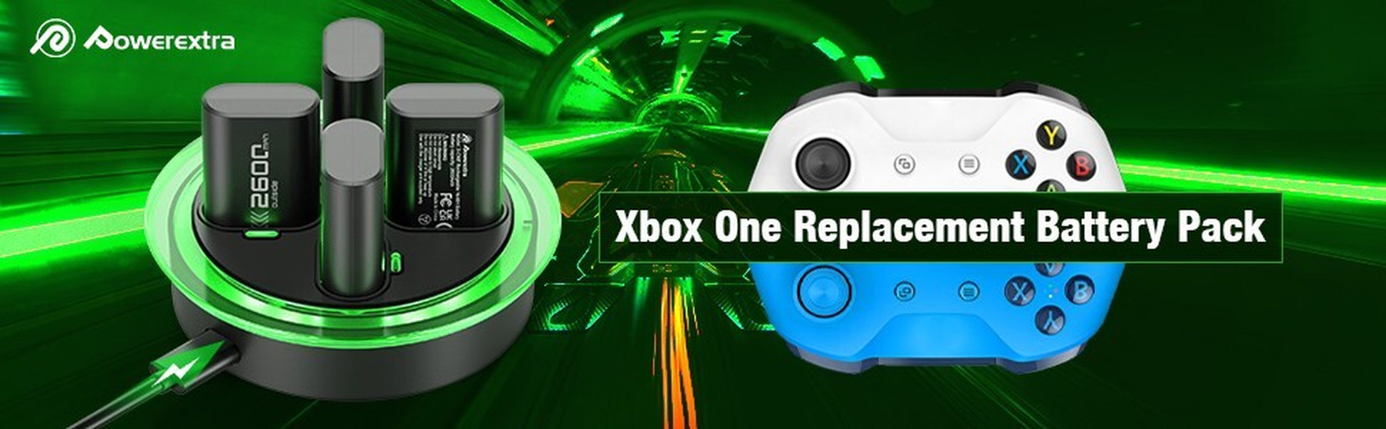 Rechargeable Battery Pack& Controller Charging Dock for Xbox One Xbox Series S/X