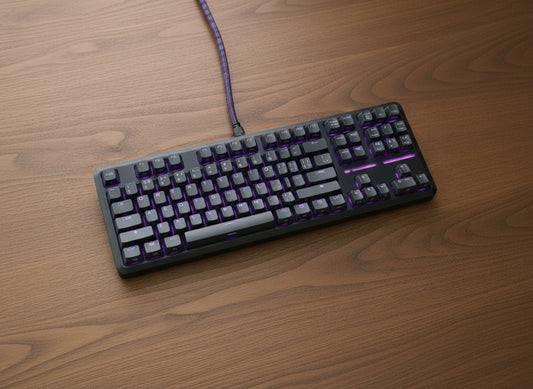 Wireless Mechanical Keyboard,3-Modes Bluetooth Gasket Hot Swappable TKL RGB Custom Keyboard,Pre-Lubed Switches,Side Printed PBT Gradient Keycaps, South-Facing Leds Socket