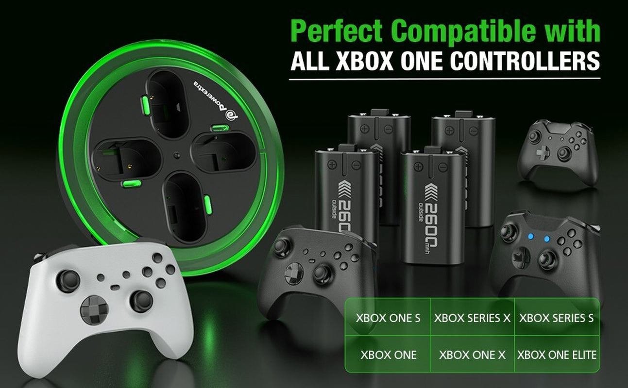 Rechargeable Battery Pack& Controller Charging Dock for Xbox One Xbox Series S/X